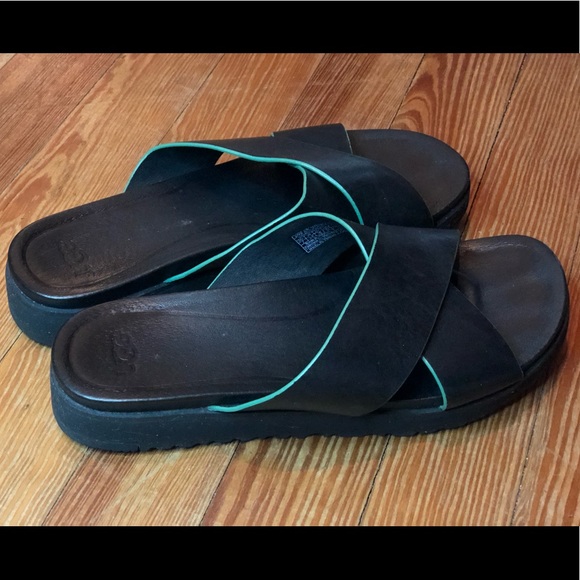 Ugg Leather Kari Sandals - Picture 3 of 6